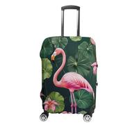 NTVOWPZO Housse de protection pour bagages de voyage en élasthanne lavable Motif panthère blanche élastique résistant aux rayures Convient aux bagages de 45,7 à 81,3 cm, Style-4, L