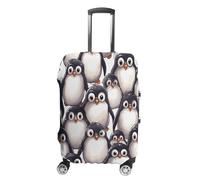 NTVOWPZO Housse de protection pour bagages de voyage en élasthanne lavable - Motif pingouins mignons - Élastique et résistant aux rayures - Convient aux bagages de 45,7 à 81,3 cm, Couleur-5, M