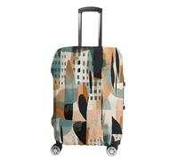 NTVOWPZO Housse de protection pour bagages de voyage en élasthanne, lavable, motifs de différentes formes, élastique, résistant aux rayures, convient aux bagages de 45,7 à 81,3 cm, Couleur-7, M