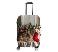 NTVOWPZO Housse de protection pour valise, bas de Noël, élastique, lavable, convient aux bagages de 48,3 à 81,3 cm, Style :, M
