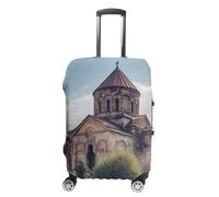 NTVOWPZO Housse de protection pour valise, housse de protection pour valise, église arménienne, housse de valise élastique, lavable, convient aux bagages de 53,3 à 81,3 cm, Style :, L