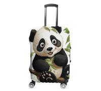 NTVOWPZO Housse de protection pour valise, housse de protection pour valise, motif panda sur la branche d'arbre, housse de valise élastique lavable pour bagages de 48,3 à 81,3 cm, Style :, XL