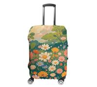 NTVOWPZO Housse de protection pour valise, housse de protection pour valise, série Spring Garden, housse de valise élastique, lavable, convient aux bagages de 48,3 à 81,3 cm, Style :, XL