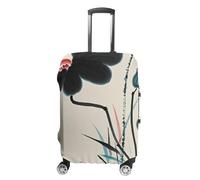 NTVOWPZO Housses de bagage pour valise, housse de protection pour valise, encre et lavage, taille S, élastique, lavable, convient aux bagages de 48,3 à 81,3 cm, Style :, L