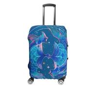 NTVOWPZO Housses de bagage pour valise, housse de protection pour valise, housse de protection pour valises de voyage, housse de bagage élastique lavable pour bagages de 48,3 à 81,3 cm, Style :, L