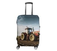 NTVOWPZO Housses de bagage pour valise, housse de protection pour valise, tracteur, ferme, élastique, lavable, convient aux bagages de 48,3 à 81,3 cm, Style :, M