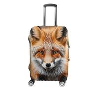 NTVOWPZO Housses de bagage pour valises de voyage, housse de protection Eros Bridal Fox élastique lavable pour bagages de 48,3 à 81,3 cm, Style :, S
