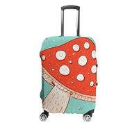 NTVOWPZO Housses de bagage pour valises de voyage, housse de protection pour valise, motif champignon, élastique, lavable, convient aux bagages de 48,3 à 81,3 cm, Style :, XL