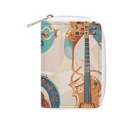 NTVOWPZO Porte-cartes de crédit pour homme, porte-cartes de visite doux, motifs musicaux réalistes avec fermeture éclair, 16 x 11,5 cm, style, 16 x 11,5 cm, Style :, 16x11.5cm