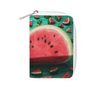 NTVOWPZO Porte-cartes de crédit pour homme Porte-cartes de visite souple Dream Watermelon Card Case avec fermeture éclair, style, 16 x 11,5 cm, style, 16 x 11,5 cm, Style :, 16x11.5cm