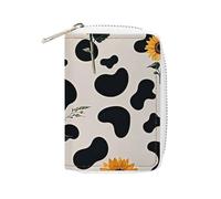 NTVOWPZO Porte-cartes de crédit pour homme - Porte-cartes de visite souple - Motif tournesols - Avec fermeture éclair - 16 x 11,5 cm - Style : 16 x 11,5 cm, Style :, 16x11.5cm