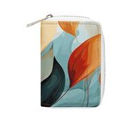 NTVOWPZO Porte-cartes de crédit pour homme - Porte-cartes de visite souple - Style moderne du milieu du siècle - Avec fermeture éclair - Style : 16 x 11,5 cm - Style : 16 x 11,5 cm, Style :, 16x11.5cm