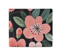 NTVOWPZO Portefeuille pour homme avec porte-cartes de crédit pour femme, portefeuille fin avec belles images de fleurs, portefeuille à deux volets avec fenêtre d'identité, style, taille unique,