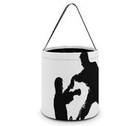NTVOWPZO Sacs fourre-tout d'Halloween grands sacs à friandises ou tours d'Halloween, sacs de kickboxing, seau à bonbons d'Halloween, style, taille unique, style, taille unique, Style :, Taille unique