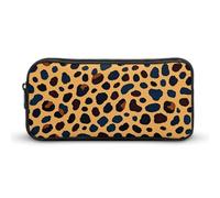 NTVOWPZO Trousse à stylos esthétique, avec imprimé léopard amusant, trousse de maquillage, organiseur de bureau pour bureau, style, 22 x 12 x 5 cm, trousse à crayons, Style :, 22*12*5cm, Trousse à