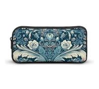 NTVOWPZO Trousse à stylos esthétique, style baroque, fleurs, trousse de maquillage, organiseur de bureau pour bureau, style, 22 x 12 x 5 cm, trousse à crayons, Style :, 22*12*5cm, Trousse à crayons