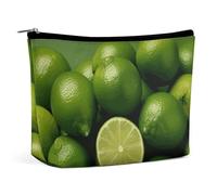 NTVOWPZO Trousse de maquillage de voyage - Vert citron vert frais - Trousse de toilette pour femme - Essentiels de voyage - Style unique - Taille unique, Style :, Taille unique