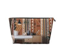 NTVOWPZO Trousse de toilette de voyage pour femmes et hommes - Trousse de maquillage de table dans la chambre - Grande capacité - Résistante à l'eau, Argenté., Taille unique