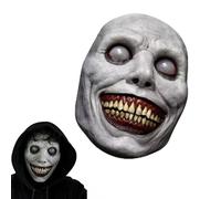 Ntwdby Masque de Démon Souriant, Masque d'Halloween Horreur, Masque d'Horreur en Latex, Masque d'Halloween Démons souriants d'horreur, Masques Halloween Effrayant, pour Halloween, Carnaval, Cosplay
