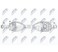 NTY Arbre d’entraînement NPW-MS-075 Pour Mitsubishi, 804 mm