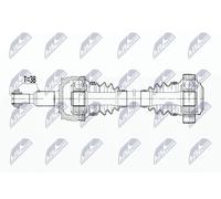 NTY Arbre d’Transmission NPW-WW-177 Pour VW, Longueur 755 mm