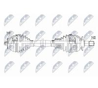 NTY NPW-BM-184 Arbre de transmission avant droit