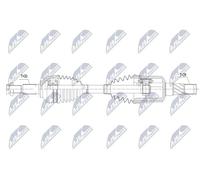 Demi-arbre Essieu avant NPW-CH-114 NTY pour TESLA MODEL 3