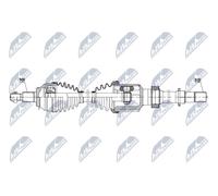 Arbre de transmission avant droit TEKNÖR NPW-MZ-104