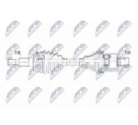 NTY Arbre de transmission NPW-PS-007