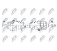 NTY Arbre de transmission NPW-VV-067 avant, gauche pour VOLVO C30 (533)