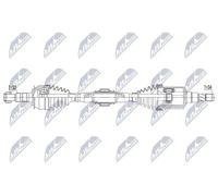 NTY Arbre d'entraînement NPW-DW-035 Compatible avec: CHEVROLET ORLANDO