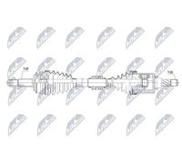 NTY NPW-NS-072 Arbre de transmission