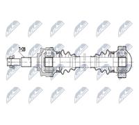 Essieu moteur NTY NPW-PS-010