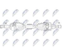 NTY Arbre d'entraînement NPW-RE-161 Compatible avec: RENAULT ESPACE V, VW POLO II, TRANSPORTER T4 Pritsche/Fahrgestell (70E, 70L, 70M, 7DE, 7DL