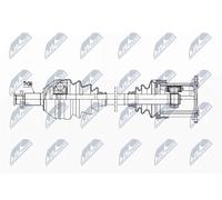 NTY Arbre d'entraînement NPW-WW-226 pour Audi Seat Skoda VW 36Dents 500 mm