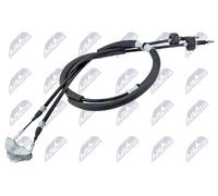 NTY HLR-PL-016 Tirette à câble, frein de stationnement pour OPEL