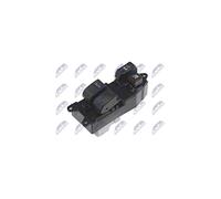 NTY Interrupteur Lève-vitre Compatible Toyota Noir Bouton-poussoir ON-ON-OFF 1 Voie Montage Panneau Touch Normalement Ouvert Serre-joint 1 Unité