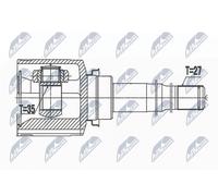 NTY Jeu de joints pour arbre de transmission NPW-MS-070 pour MITSUBISHI