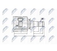 NTY NPW-TY-013 Jeu de joints, arbre de transmission pour LEXUS,TOYOTA,TOYOTA (GA