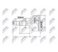 Jeu de joints, arbre de transmission avant TEKNÖR NPZ-CT-011