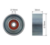 NTY Poulie De Guidage Pour Nissan Micra IV K13 1.2