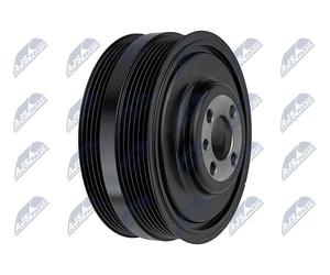 NTY Riemenscheibe Vilebrequin RKP-WW-017 pour VW 6PK, 143 mm