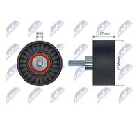 NTY Poulie-tendeur RNK-FR-061 – galet courroie trapézoïdale à nervures plastique pour Ford Transit