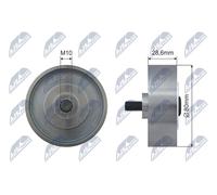NTY Galet enrouleur de courroie d'accessoire RNK-TY-007 pour Toyota (Hilux, Land Cruiser, Hiace)