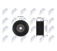 NTY RRK-MS-010 Galet enrouleur de courroie d'accessoire