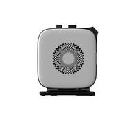 Midea Nty15-19CAE Radiateur soufflant portable en céramique basse consommation 1500W économe en énergie avec thermostat réglable, blanc et noir, 10,2 x 4,0 x 11,2 pouces, 3 kg