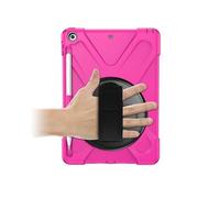 NTYHNFMIH Lanshui Accessories Anti Drop Shell Pen Slot Shoulder Strap Protective Cover Suitable for iPad Air11 (2025)/air4/5/6-10.9 inch Universal(Rose (Wristband))