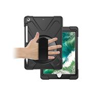 NTYHNFMIH Lanshui Accessories Anti Drop Shell Pen Slot Shoulder Strap Protective Cover Suitable for iPad Mini 7 2024/mini6 8.3 inch Universal(Black (Wristband))