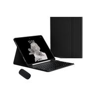 NTYHNFMIH Lanshui Accessories Detachable Keyboard with Pen Slot, Magnetic Leather Protective Case Suitable for iPad Air 11-inch 2024(Blue+Keyboard+Mouse)