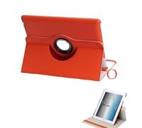 NTYHNFMIH Lanshui Accessories Lychee Pattern Protective Cover 360° Rotating Leather Case Suitable for iPad Mini 7 2024/mini6 2021 8.3 inches Universal(Orange)
